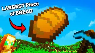 I Built Minecraft's LARGEST Piece of Bread