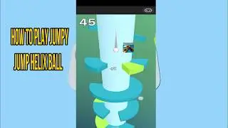 How to Play Jumpy Jump Helix ball game || Jumpy Ball Tricks  || Facebook messenger games tricks