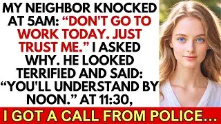 My Neighbor Knocked At 5 A.M.: “Don’t Go To Work Today. Just Trust Me.” At Noon, I Understood Why…