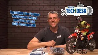 Installing the Proline Supermoto wheel and tires on the LOSI Promoto MX