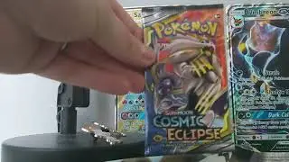 2 Pokemon Cosmic Eclipse Booster Pack Opening!