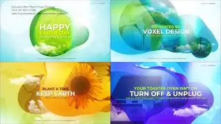 Best Happy Earth Day Title 2021 - 100% After Effects