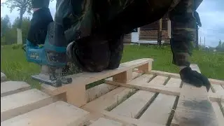 СТРОЮ ИЗ ПОДДОНОВ ДОМИК ДЛЯ ДЕТЕЙ! Ремонтирую машину!
