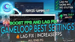 Gameloop 100% Lag Fix | Best Emulator Settings for All Games | FPS BOOST | ULTIMATE Lag FIX Guide !