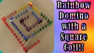 Rainbow Domino | Square-Shaped coil!!