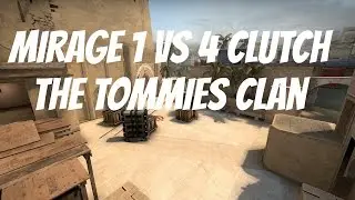 CS:GO - Mirage 1v4 Epic Clutch!