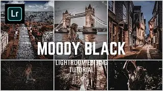Moody black lightroom photo editing tutorial / moody black photo editing tutorial lightroom mobile