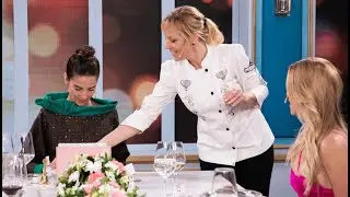 Jimena fue elogiada y ovacionada por la mesa cuando contó el postre que pensó en honor a la niñez