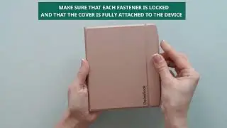 How to attach the Flip cover to PocketBook Era e-reader