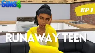 ✨ NEW ✨Life On Mars | EP 1: Leaving Home For Good | The Sims 4 Runaway Teen