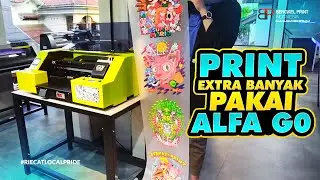 Print Extra Banyak, Hasilnya Masih Konsisten dengan Mesin Printer DTF Riecat Alfa GO