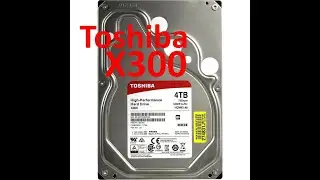 Toshiba 4TB X300 распаковка жесткого диска
