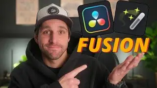 L'interface de l'onglet Fusion - DaVinci Resolve