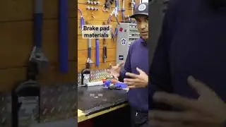 What are the different brake pad materials? 