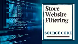 How to make filtering to an online store products | Image filtering | Source code