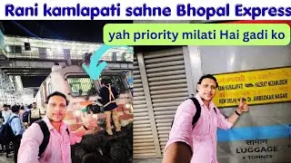 12156-Sahne  Bhopal Express Gwalior se Bhopal ki journey# itni priority kyon dete Hain is gadi ko 📍🚂