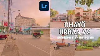 Ohayö Urban V2 Lightroom Preset -  Anime Inspired Lightroom Mobile Free DNG - Anime Urban Filter
