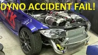 BMW E82 S54 Turbo DYNO ACCIDENT !