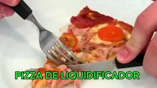 PIZZA DE LIQUIDIFICADOR - Essa delícia fica pronta em 30 minutos!!! 🍕