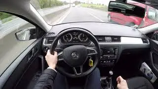 Skoda Rapid 1.6 TDI (2015) - POV Drive