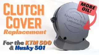 Adventure Bike Components clutch cover first look