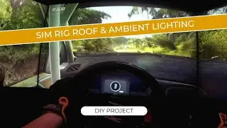 DIY PROJECT // SIM RIG ROOF & AMBIENT LIGHTING // DIRT RALLY 2.0