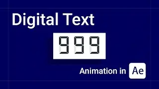 After Effects Tricks and useful Techniques | Digital Text Animation