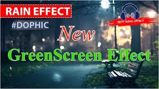 Realistic Rain Drop FX  Green screen PART 1