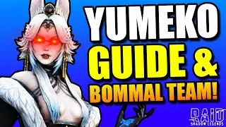 YUMEKO Guide & Showcase With BOMMAL HARD 90 Team!  Test Server  || Raid Shadow Legends RPG