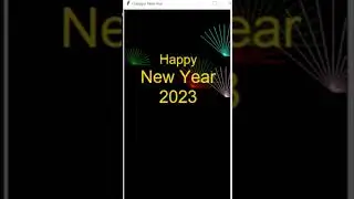 Design New Year 2023 Card with Python 