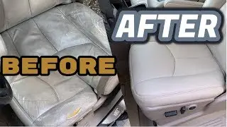 These Seats Have Seen a Whole Lotta A$$ | Super Cleaning Leather/Recovering