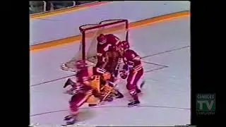 Playoff Moment   Tiger Williams OT Winner and Epic Celebration