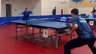Table Tennis Daniil Cherkes Backhand and Forehand technique