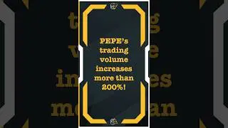 Is #PEPE leading the #memecoin market?