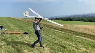 RC Slope Soaring Graupner Cirrus at The Trundle 02/08/24