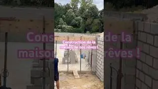Construction de la maison de nos rêves #construction #maison #constructionmaison #vlog
