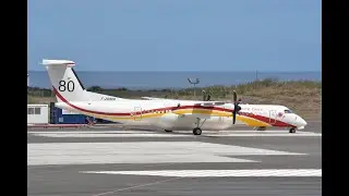 Dash 8-402 MR, Sécurité Civile, F-ZBMM ,Milan 80 @ St Pierre-Pierrefonds