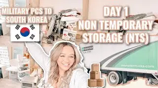 Moving To South Korea: Non-Temporary Storage (NTS) Vlog | Military Oconus PCS Move