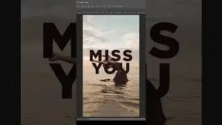 Outline Text Effect avec Photoshop 🤩 Effet de contour de texte ! #photoshop #tutorial #tuto