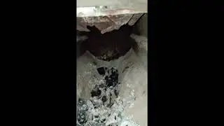 Прогорела печь для бани.