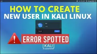 HOW TO CREATE A NEW USER IN LINUX(KALI) 2021