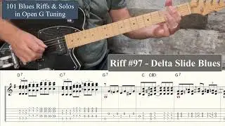 Riff-Solo 97 -  Open G Tuning - Delta Slide Blues