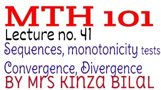MTH101 Lecture 41 | Kinza Bilal | Education World