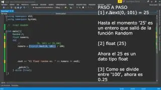 Como Generar un Float Random || C++ || Visual Studio