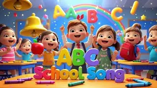 ABC Song for Kids 🎒 | School Time Learning for Toddlers & Preschoolers | Alphabet Rainbow TV
