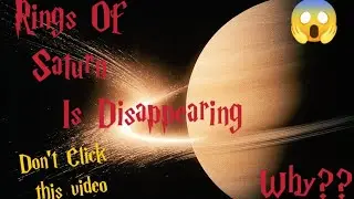 Why the rings of Saturn are disappearing? #facts #spacecfacts #saturn #solarsystem #universe