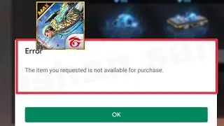 Free Fire Max The item you requested is not available for purchase Problem Solve
