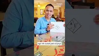 Menggambar ikan dari bentuk kotak