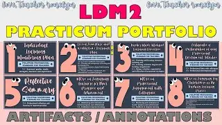 LDM2 PRACTICUM PORTFOLIO TEMPLATE WITH ARTIFACTS AND ANNOTATIONS 🖨️✨