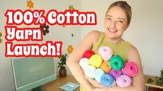 Introducing My NEW 100% Cotton Yarn Collection | MAYKR Clear As Cotton
